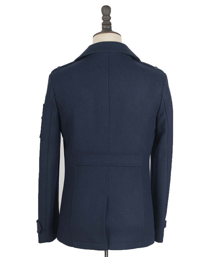 118152(M7C027) WOOL COAT DK NAVY